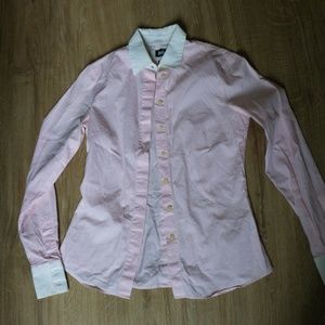 Dolce & Gabbana Pink Collared Shirt Size XS